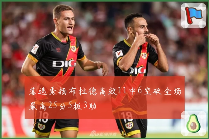 落选秀扬布拉德高效11中6空砍全场最高25分5板3助